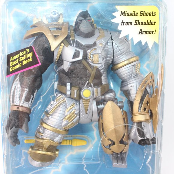 Mcfarlane Spawn Cy-Gor Gold Variant Missile Shooting Shoulder Vinyl Figurine - Picture 2 of 8